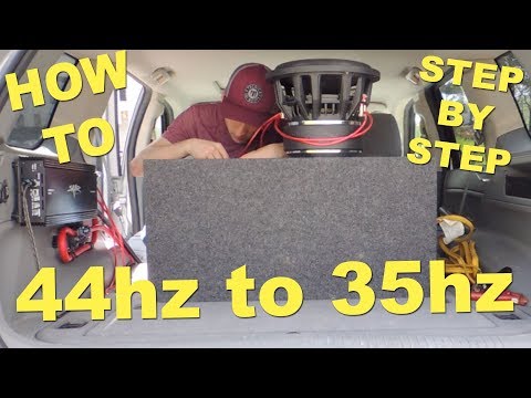 YouTube video about: How to tune a subwoofer box?