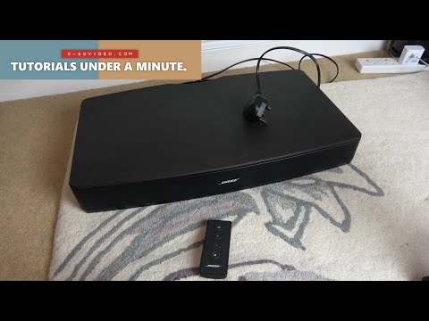 How to Reset a BOSE Solo Soundbar