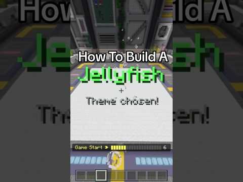 How To Build A Jellyfish In Minecraft #minecraft #Memes#Gaming #Fail #smp #buildbattle