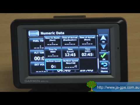 Garmin Aera 550 Aviation GPS Product Demo
