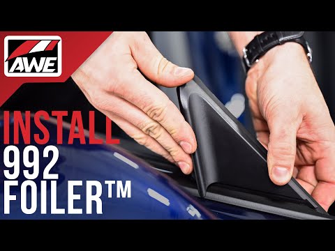 Install: AWE Foiler™ Wind Diffuser for Porsche 992