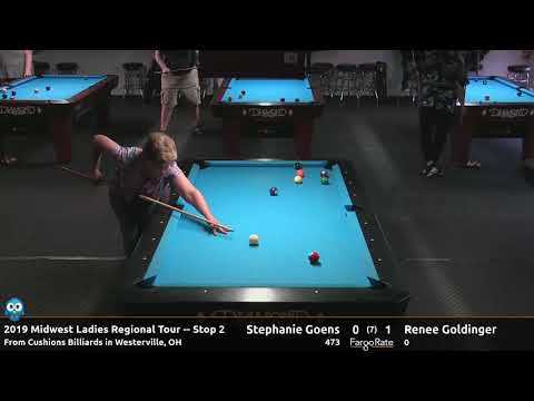 Stephanie Goens vs Renee Goldinger - 2019 Midwest Ladies Regional Tour Stop #2