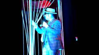 Elvis Costello - cage dancing & "Episode of Blonde" -  Charlotte, NC 16 July 2011 - Belk Theatre