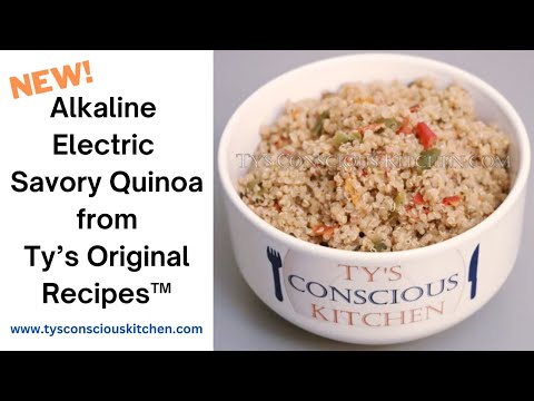 Introducing Savory Quinoa from 'Ty's Original Recipes™' Brand! | Dr. Sebi Alkaline Electric Recipe