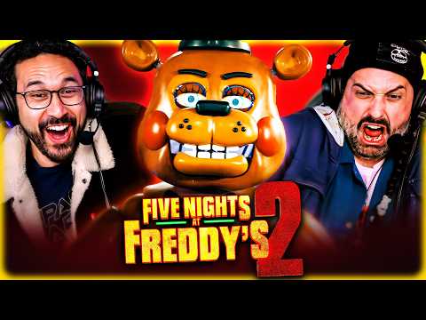 FIVE NIGHTS AT FREDDY'S 2 (2025) SURPRISED THE CRAP OUT OF US!! MOVIE REACTION! FNAF 2 | Post Credit