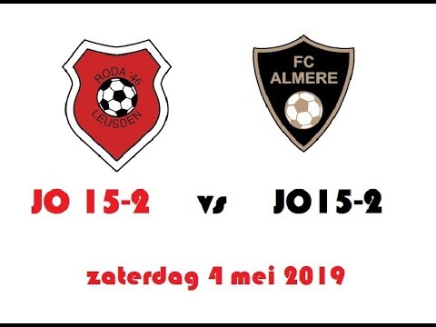 2019 05 04 Roda'46JO15 2 vs fc Almere JO15 2