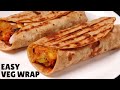 This Quick Whole Wheat Veg Wrap Is Your Perfect Evening Snack | होल व्हीट वेज रैप - Aarti Ma