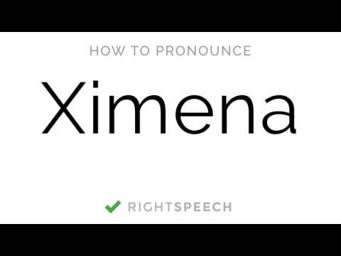 🔴 Ximena - How to pronounce Ximena - American Girl Name