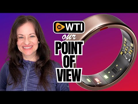 Smart Ring for Women Men- Sleep/Fitness/Stress/Heart Rate Tracker- Menstrual Records - 7 Days Battery Life - Wireless Charging - No APP Subscription - iOS & Android Compatible (Rosegold - WTI product video review