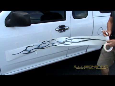 How to Install Vinyl Graphics on Small to Medium Vehicle