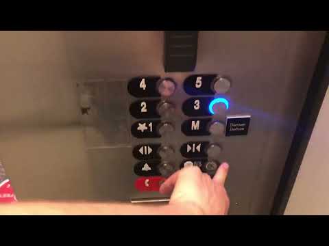 Interesting Otis Elevonic 411M elevators - Trust bldg. - Downtown, Durham, NC