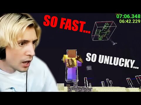 xQc - The Fastest Minecraft Speedrun Of All Time
