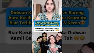 Download lagu Aura Kasih Invites Ridwan Kamil to Live Together Wearing Glasses 😎 #aurakasih #ridwankamil mp3