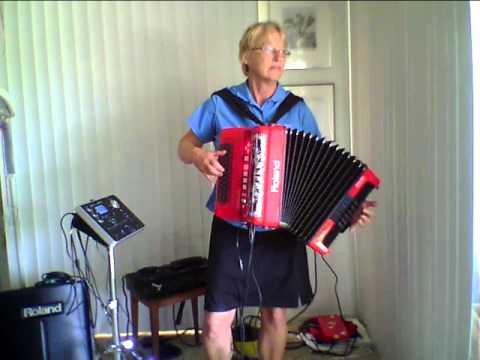 Polka on Roland FR18 diatonic accordion  and BK7m