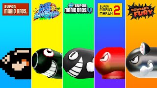 Evolution of Bullet Bill in Super Mario Games (198