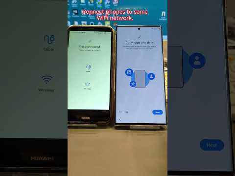 How to copy data (contacts, photos, music, apps), from Android to Samsung.