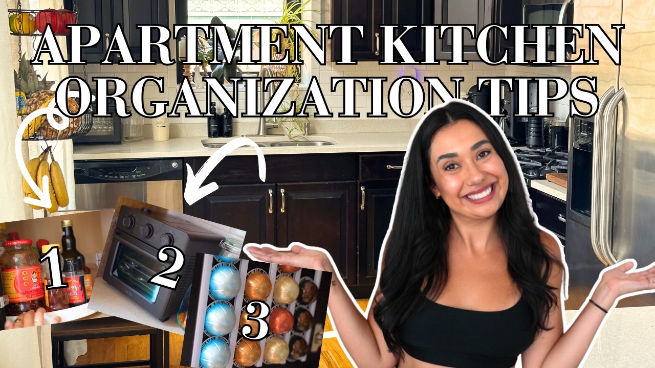 KITCHEN ORGANIZATION TIPS - for your apartment!