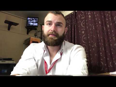 Badminton example serve