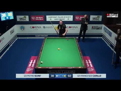 Scire' Pietro Domenico Claudio VS Carillo Francesco - Campionati Italiani 2018/2019