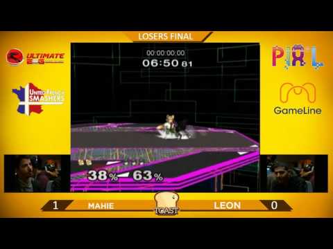 TOAST Melee Losers Finals - Mahie (Fox) Vs. Leon (Marth, Sheik)