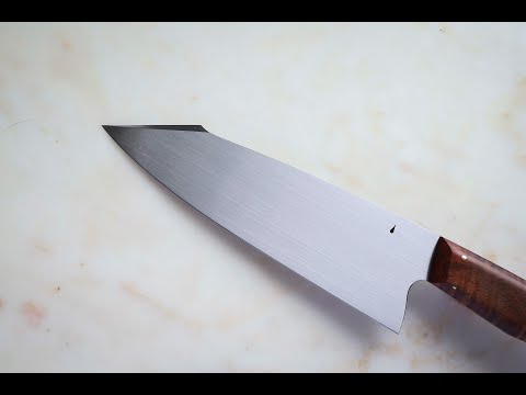 Finishing Up a Custom Order Kitchen Knife