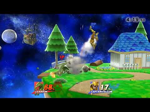 スマブラWiiU リザードンVSキャプテン・ファルコン