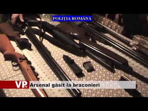 Arsenal găsit la braconieri