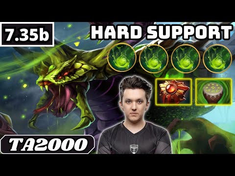 7.35b - TA2000 VENOMANCER Hard Support Gameplay - Dota 2 Full Match Gameplay
