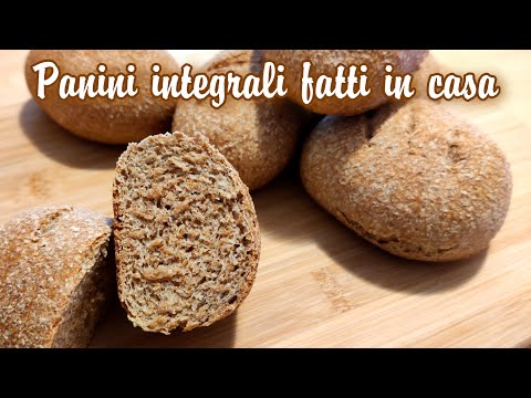 PANINI INTEGRALI FATTI IN CASA 🥖~ Ricetta facile e genuina !
