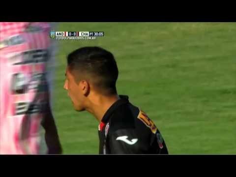 Estuviste cerca, Aliendro. Los Andes 0 - Chacarita 0. B Nacional 2015. FPT.