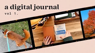 digital journal vol. 1 ✷ hobonichi day-free 2023 & autumn feels like new beginnings