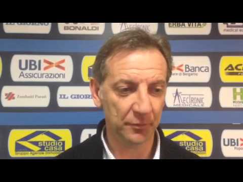 Post partita AlbinoLeffe vs Pavia - Amedeo Mangone