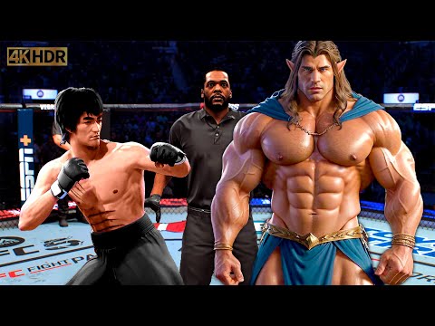 TRUE Bruce Lee vs. Elf God | EA Sports UFC 5