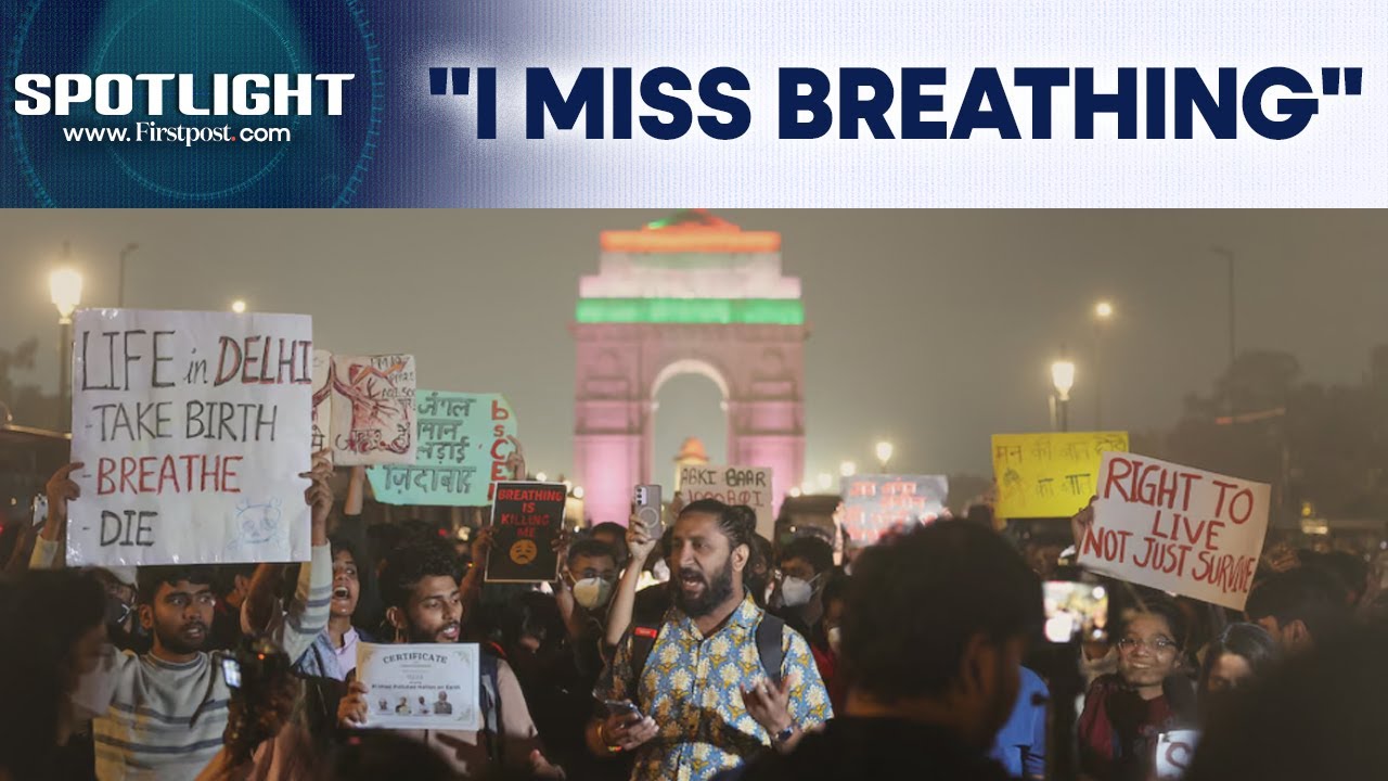 "I Miss Breathing": Delhi Police Detain People Protesting Air Pollution | Spotlight | N18G
