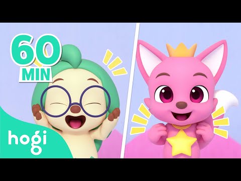 Head Shoulders Knees & Toes + More Nursery Rhymes & Kids Songs | Pinkfong & Hogi