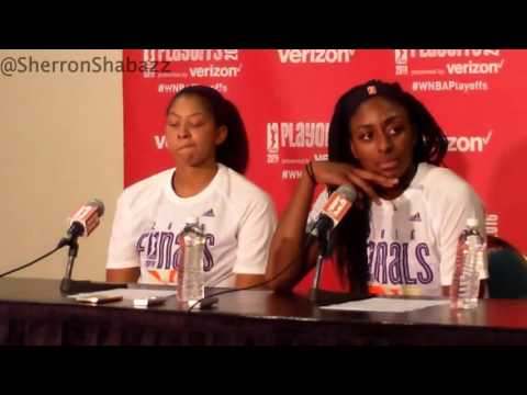 Los Angeles Sparks press conference (10-4-2016)