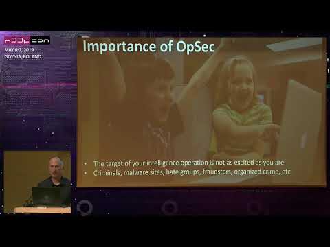 07. x33fcon 2019 - Techniques and Tools for becoming an Intelligence Operator by Robert Sell