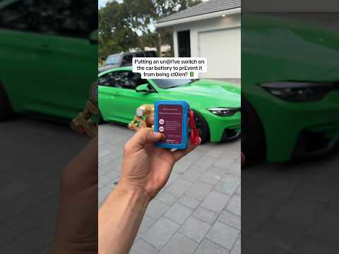 HOW TO INSTALL A “KILL SWITCH” ON YOUR CAR TO PREVENT IT FROM BEING STOLEN? #SHORTS