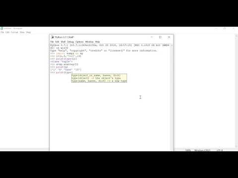 Numpynumeric Python Creating A Numpy Array Using Tuple Example