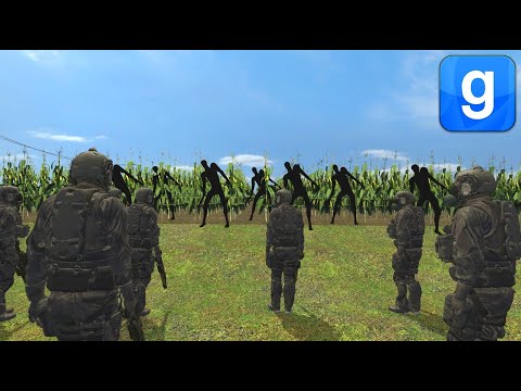 Horror Phantom SNPC VS Umbrella Corp Resident Evil NPC Fight Garry's Mod