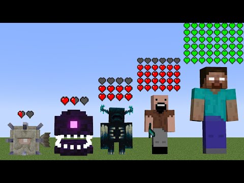 All of your All Minecraft Bosses and Herobrine questions in 1 hour - BIG compilation