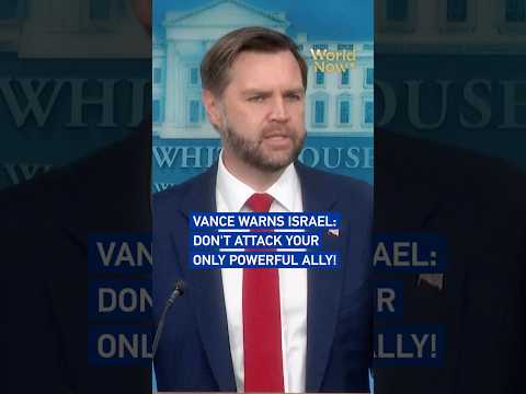 Vance warns Israel: Don't attack your only powerful ally!