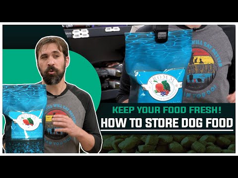 How to safely store dog food AND keep it fresh!