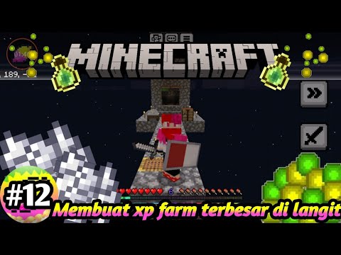 Unbelievable XP Farm in the Clouds - Minecraft Indonesia EP 12