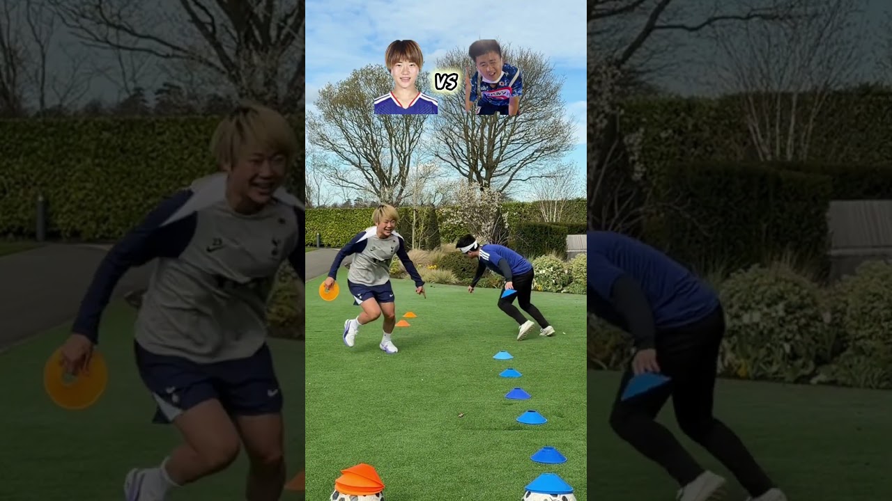 【なでしこジャパン浜野選手と1対1対決したら喧嘩になる時】