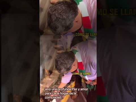 Recorriendo las calles de San Agustín del Sur, se vivió un emotivo reencuentro con su gente.