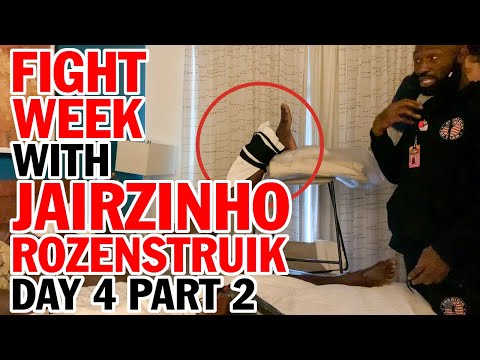 FIGHT WEEK: Day 4 Part 2 Jairzinho Rozenstruik injured ahead of showdown in the octagon?