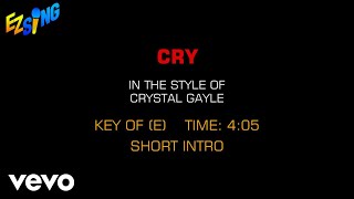 Crystal Gayle - Cry (Karaoke EZ Sing)