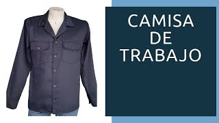 CAMISA TRABAJO INDUSTRIAL/Cuello sport/Dotaciones/dril/Confección