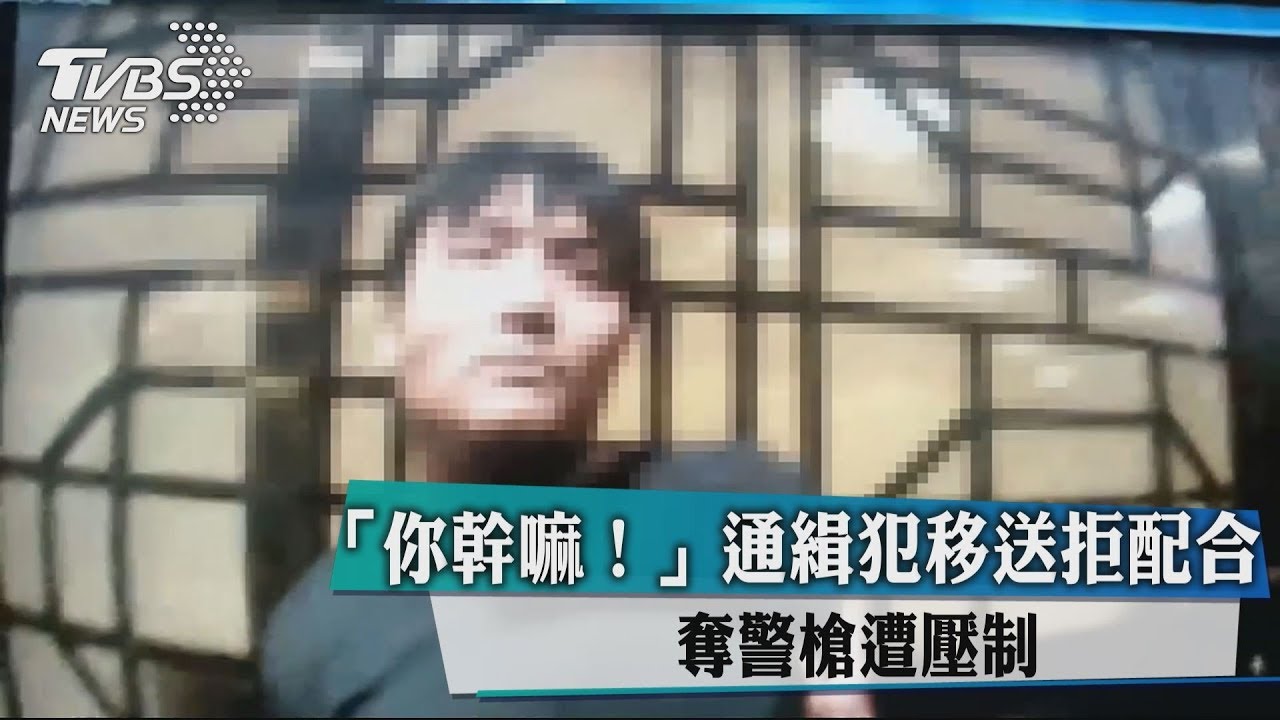 你幹嘛!通緝犯移送拒配合 奪警槍遭壓制